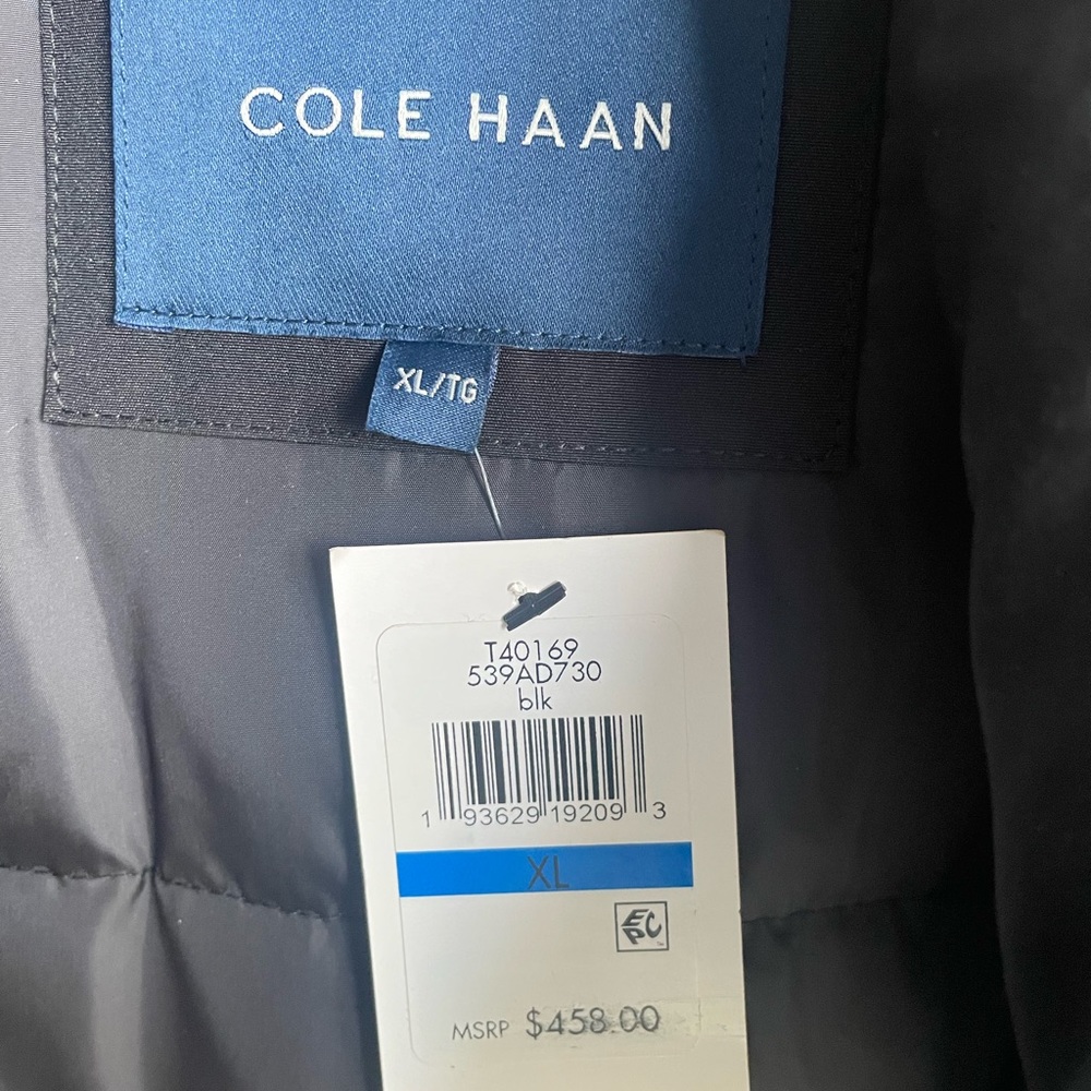 Men’s Coke Haan Puffer Jacket Hoodie Brand New - Blank. Never worn